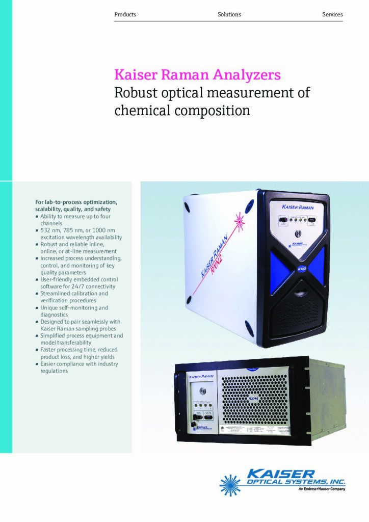 Kaiser Raman Analyzer Brochure