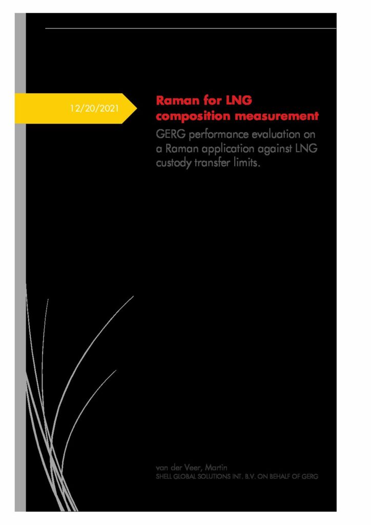 Raman for LNG custody transfer